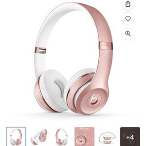 Beats by Dr. Dre Solo3 True Wireless On-Ear Headphones Rose Gold